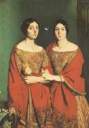 Theodore Chasseriau The Two Sisters (mk05) Sweden oil painting artist
